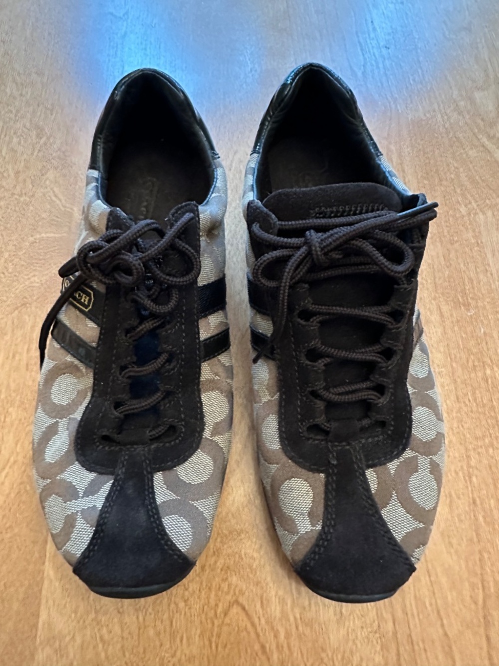 Coach Kathleen Sneakers Vintage – 8.5M – NEW IN BOX – Signature Canvas Khaki